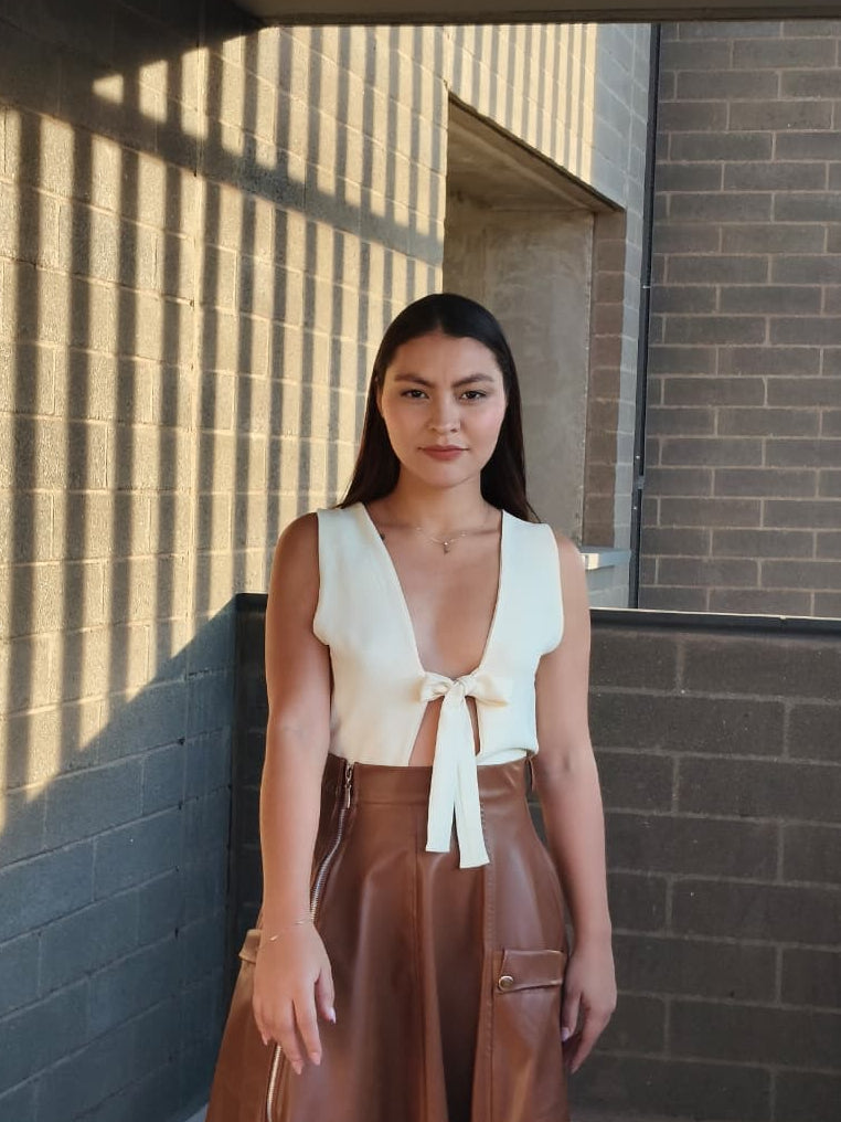 Crop Top Tulia Amarillo