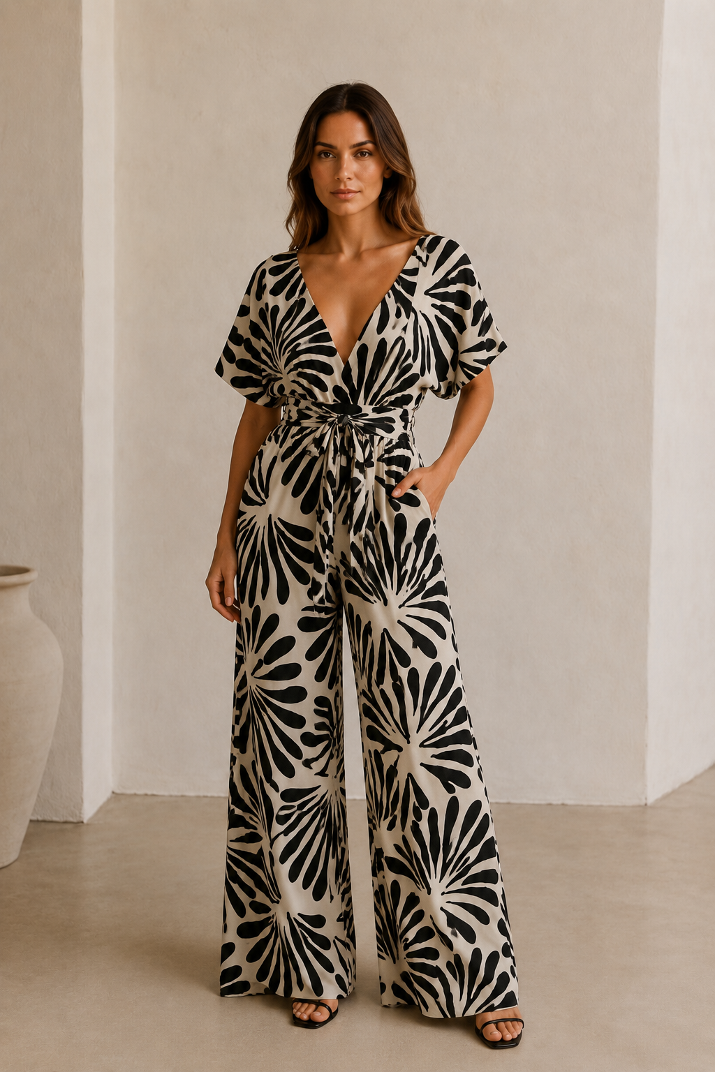Enterizo july Print negro