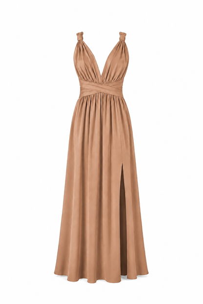 Vestido July camel