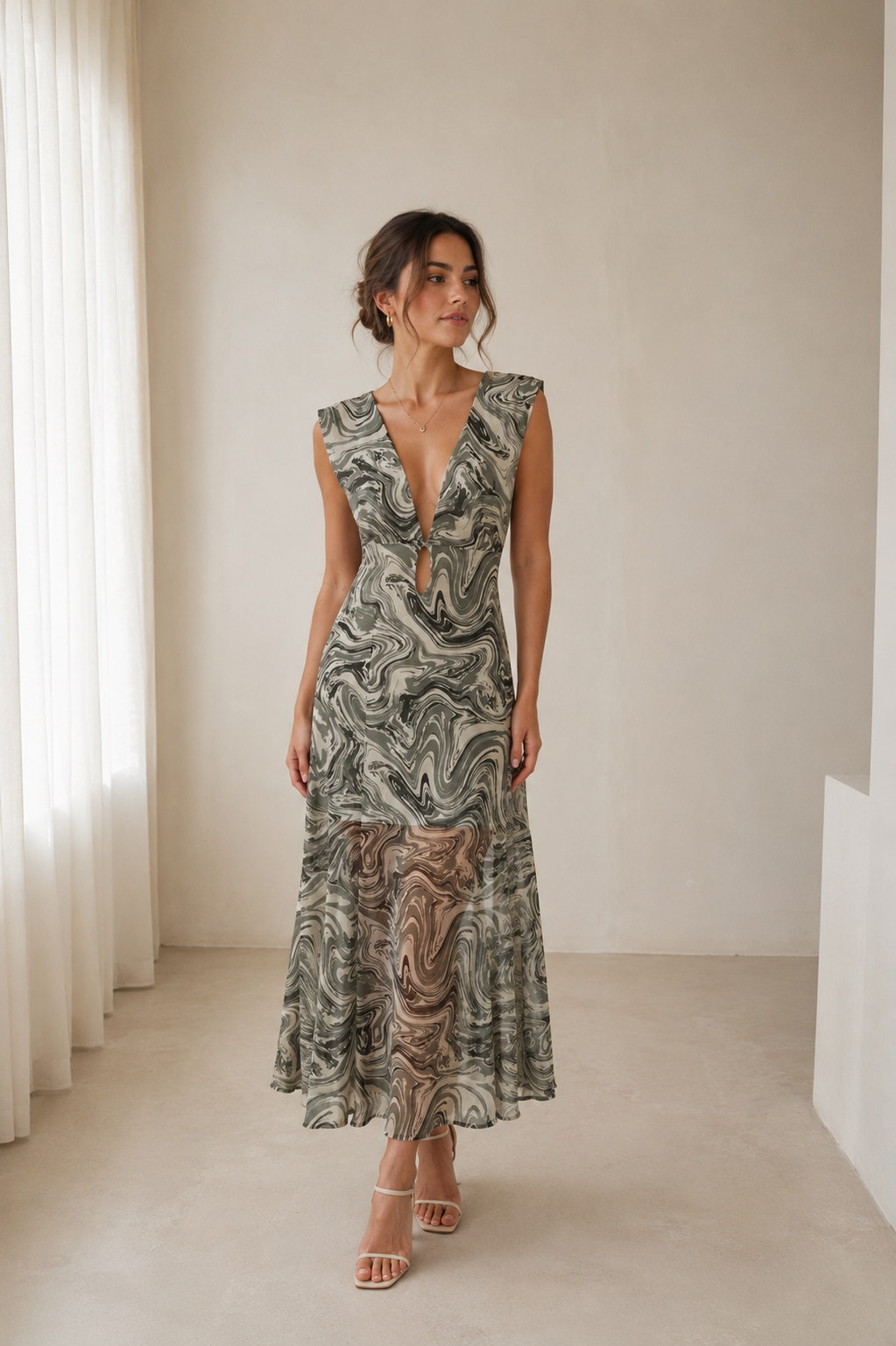 Vestido Rosy estampado