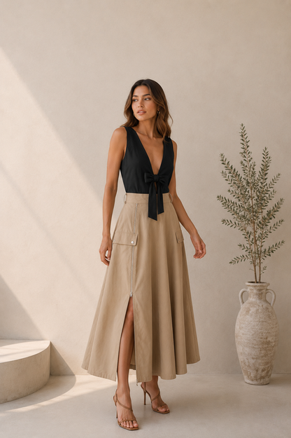 Crop Top Tulia Negro