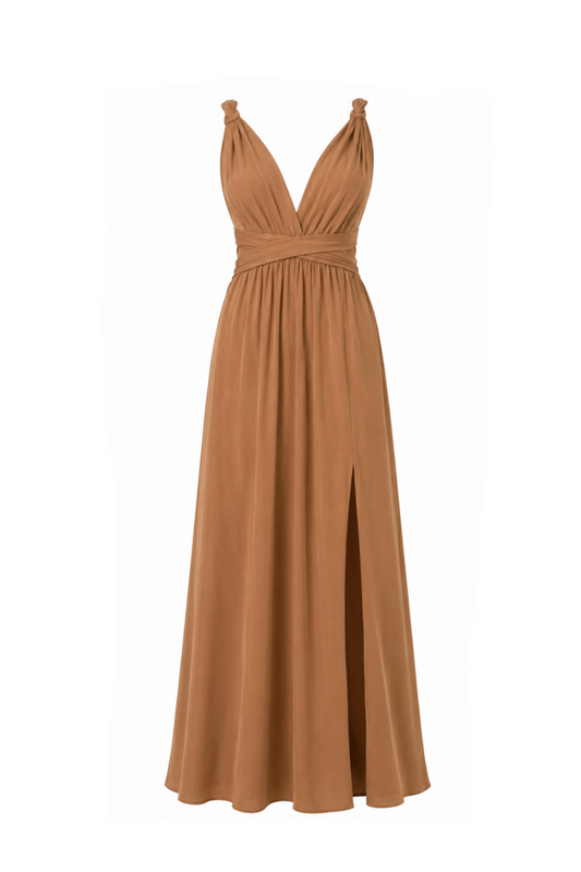 Vestido July camel