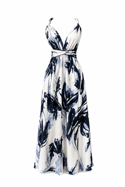 vestido july floral marino