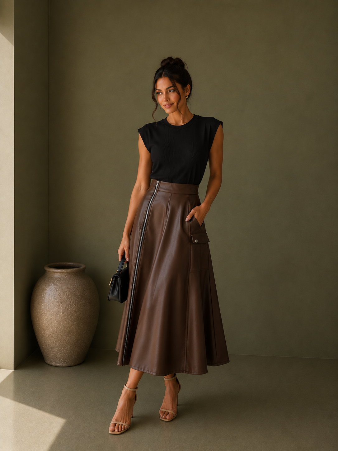 Blusa aire negro