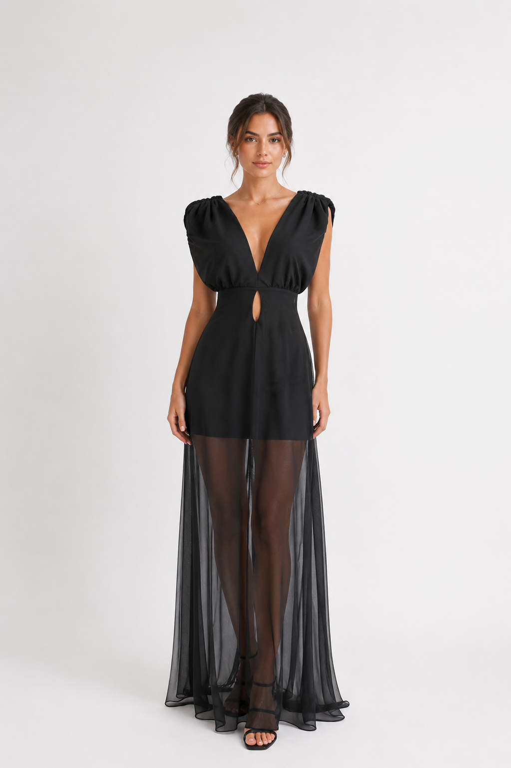 Vestido Rosy Negro