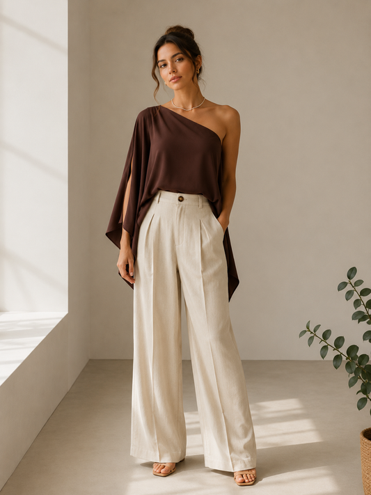 Blusa Alicia Café