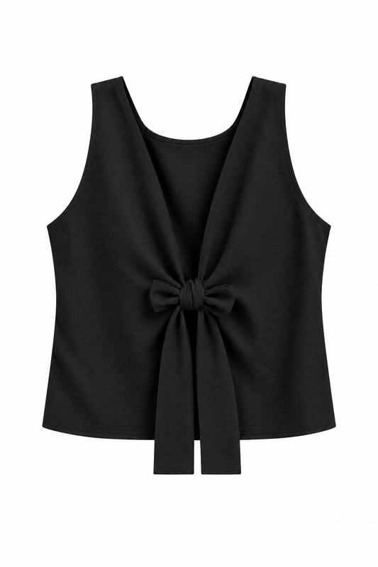 Crop Top Tulia Negro