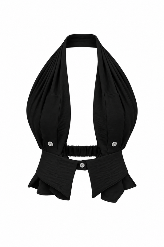 Crop Top Chanel Negro