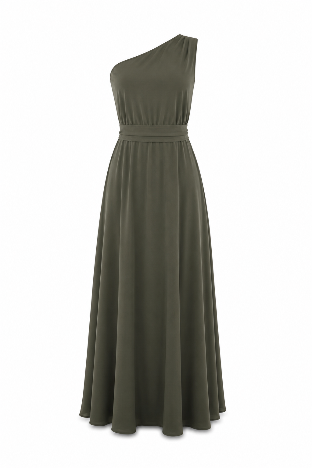 Vestido Tropical Verde Oliva