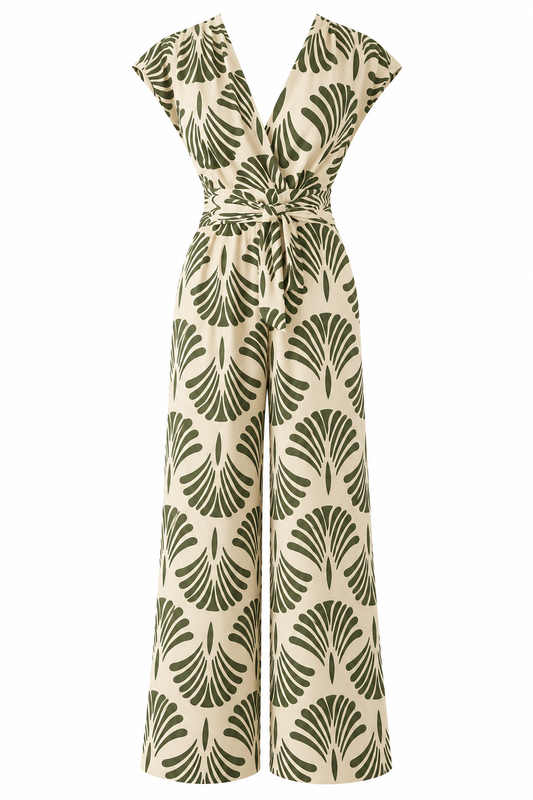 Enterizo July Print Verde