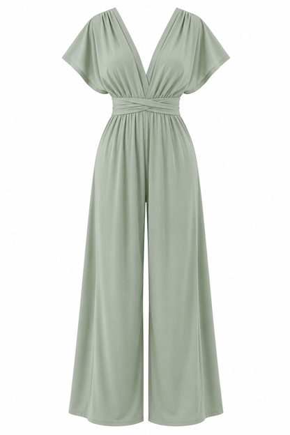 Enterizo July verde agua