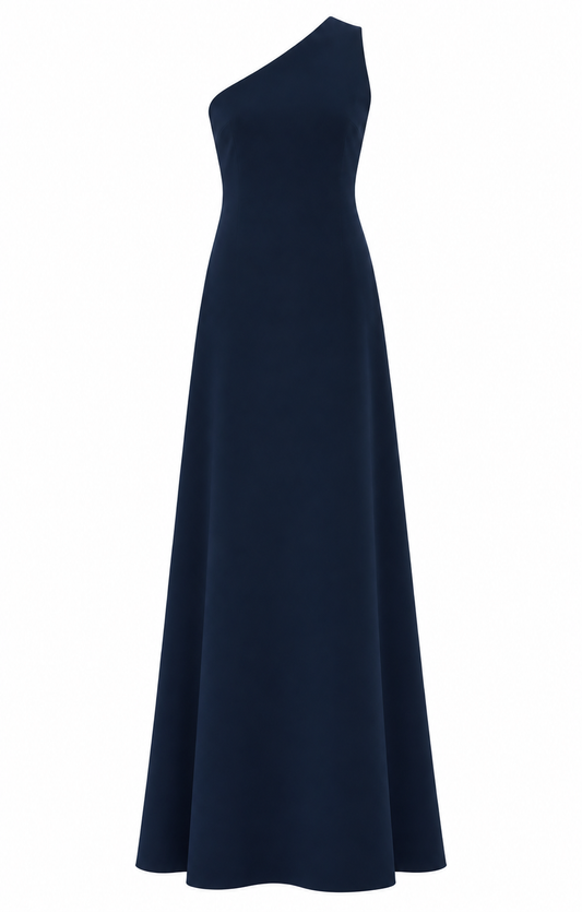 Vestido Tropical Azul Marino