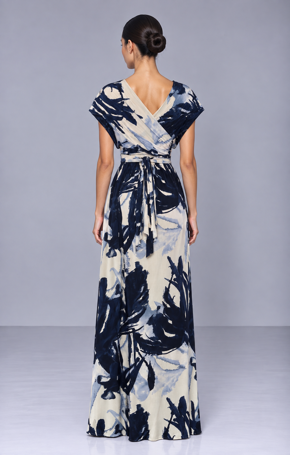 vestido july floral marino
