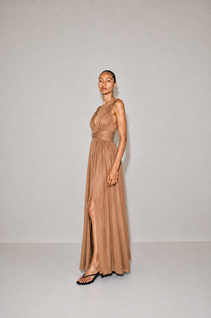 Vestido July camel