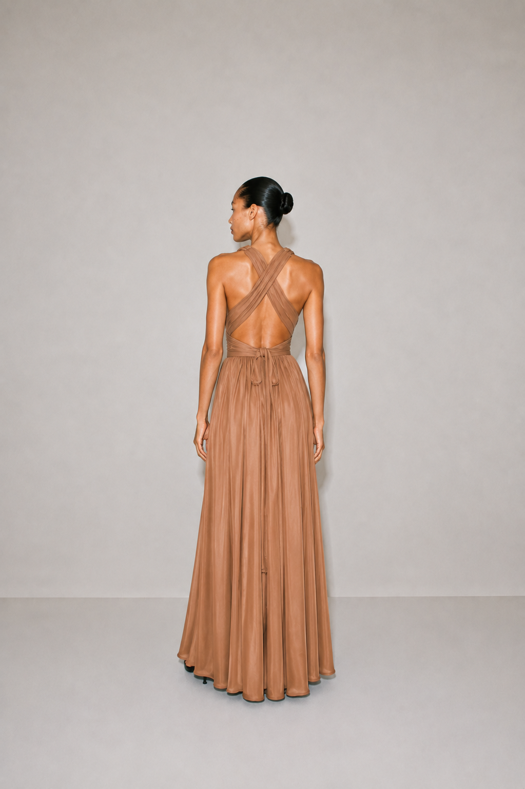 Vestido July camel