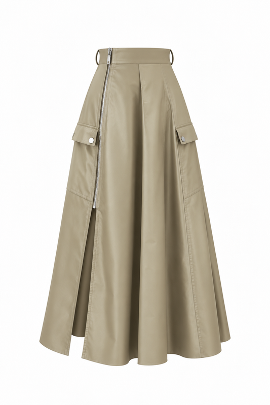 Falda Roma Camel