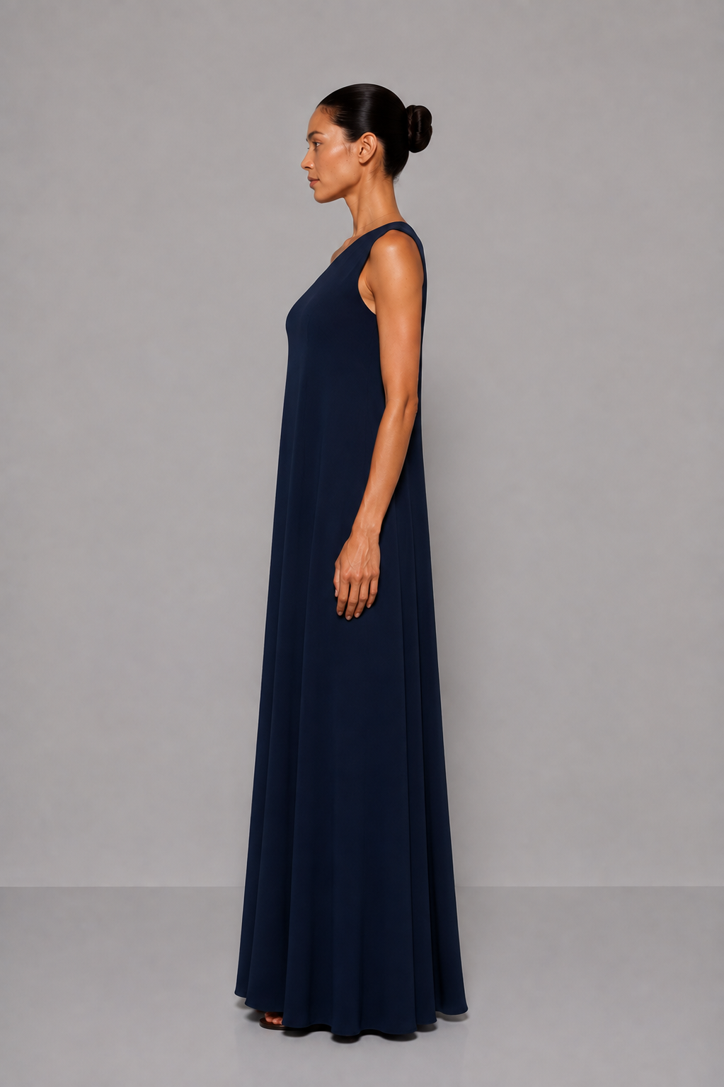 Vestido Tropical Azul Marino