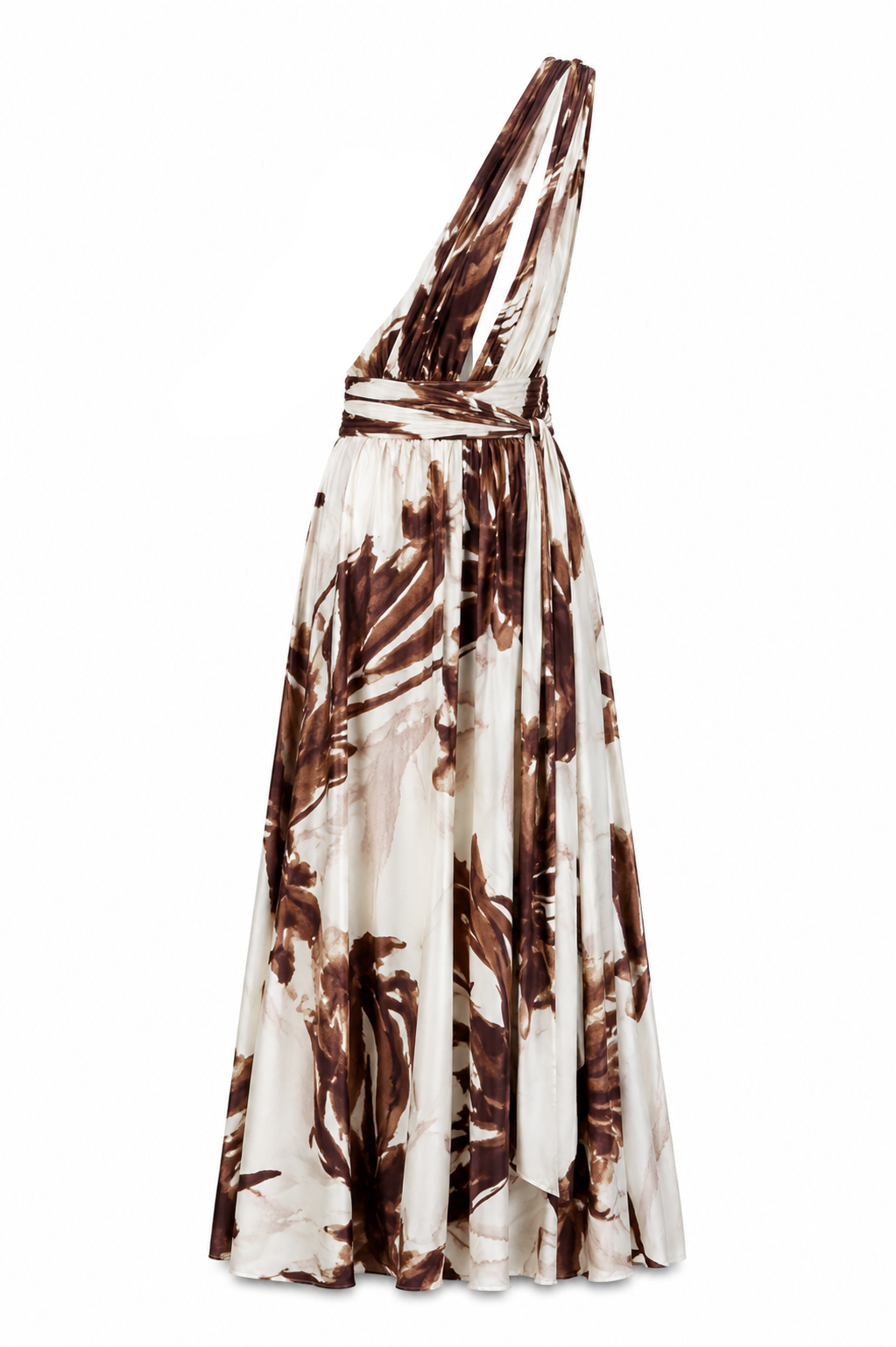 Vestido July Estampado Café