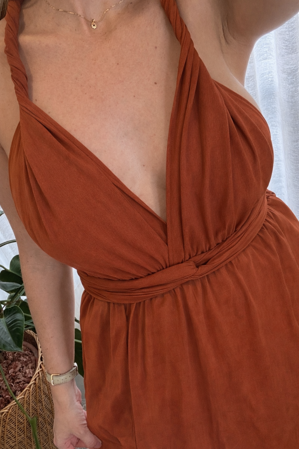 Vestido Juli Terracota