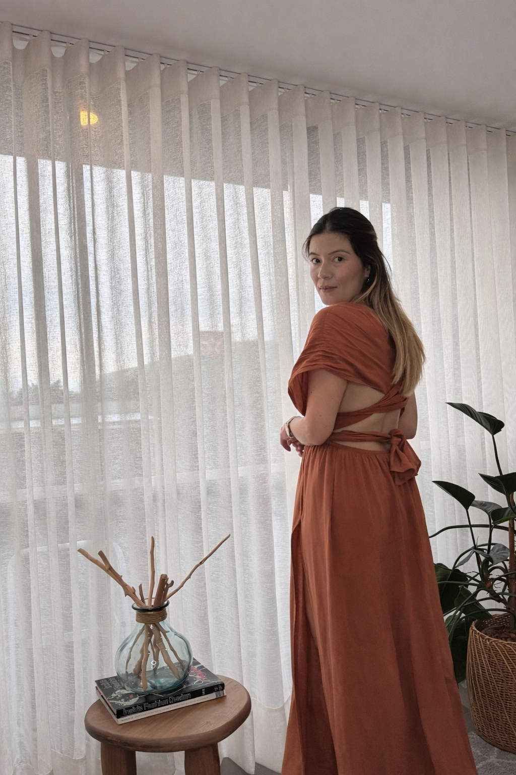 Vestido Juli Terracota