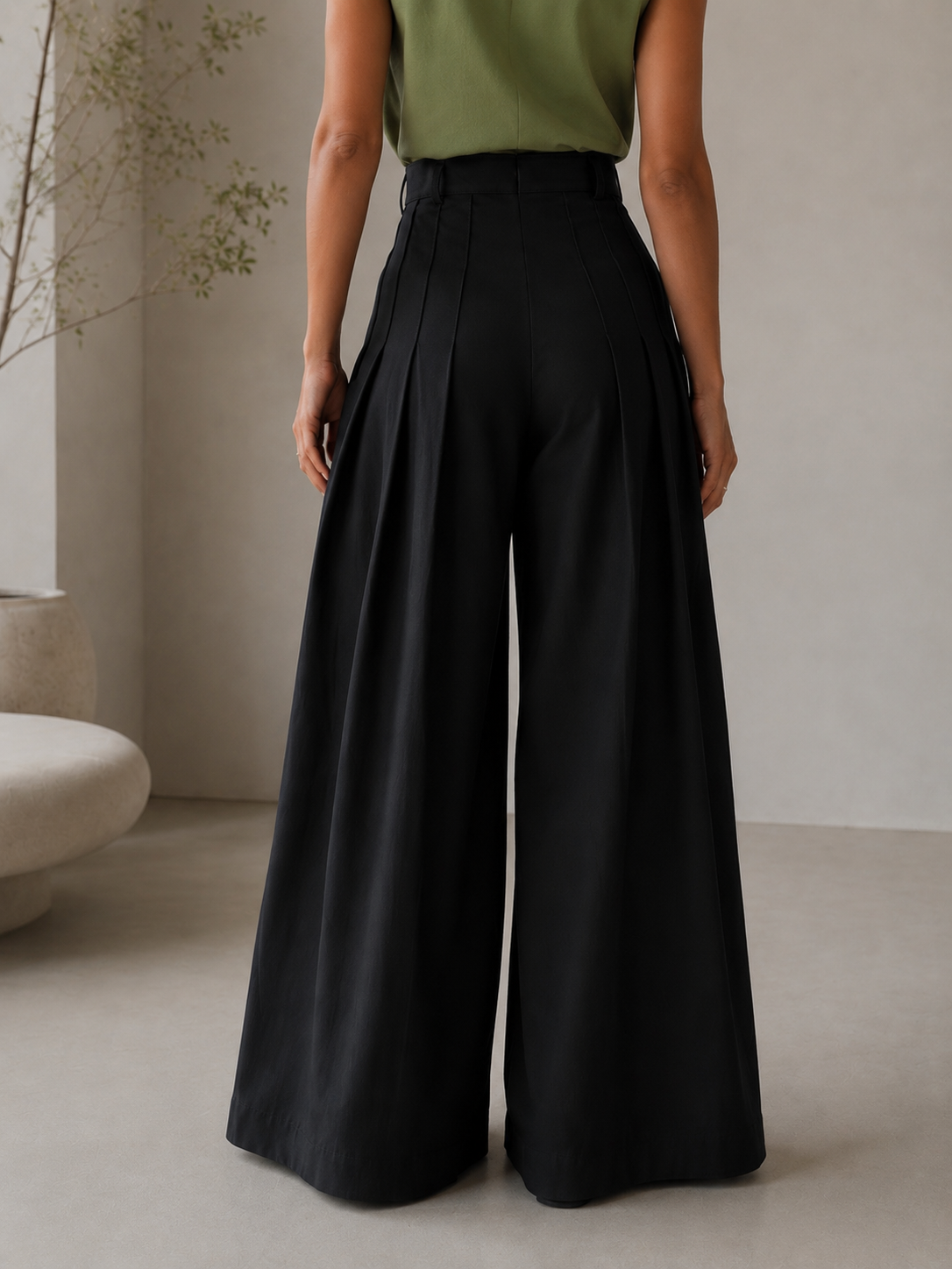 Pantalón Helecho Negro