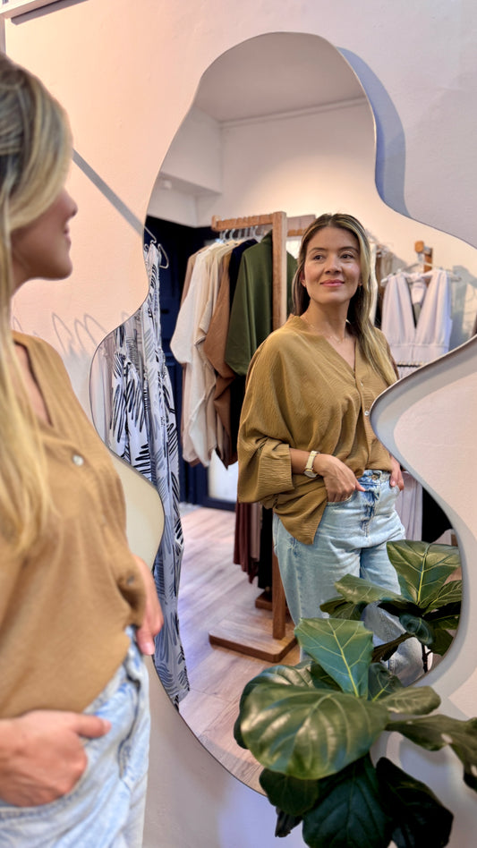 Blusón Laura camel