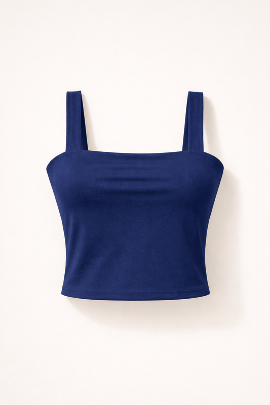 Crop Top Bio Azul