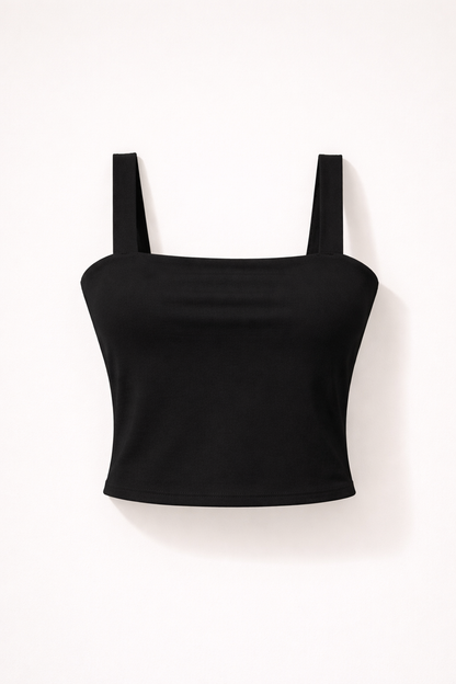 Crop Top Bio Negro