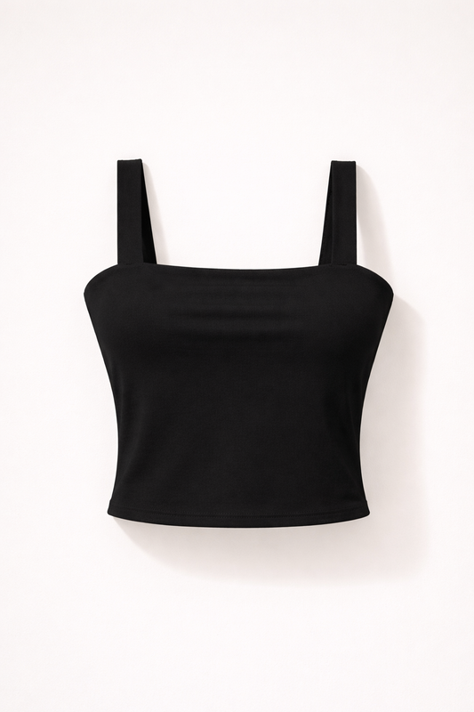 Crop Top Bio Negro