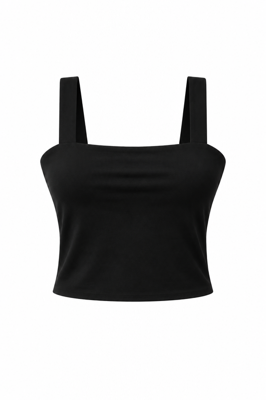 Crop Top Bio Negro