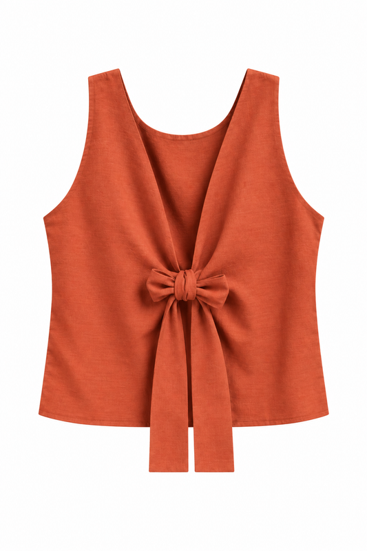 Crop Top Tulia Terracota