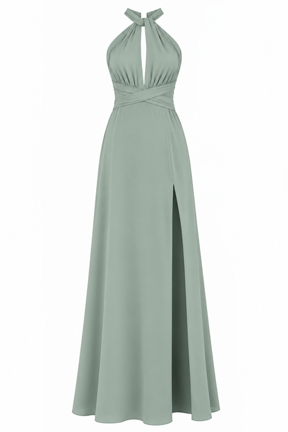 Vestido July Verde Salvia