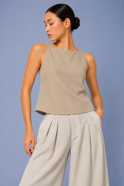Crop Top Tulia Caqui