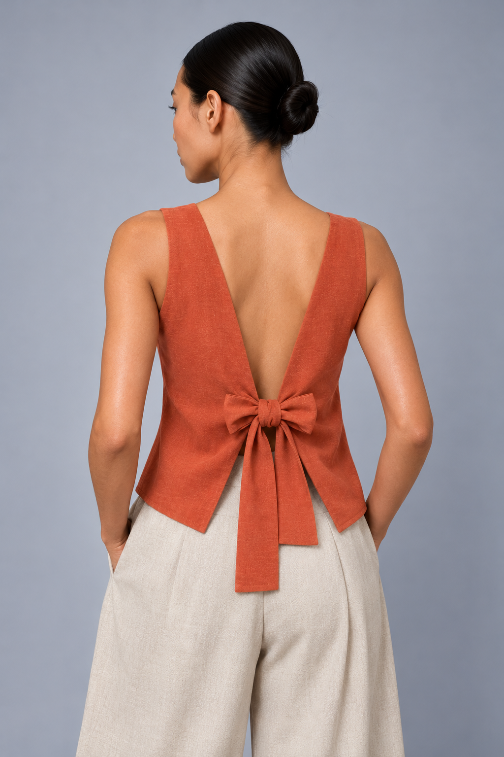 Crop Top Tulia Terracota