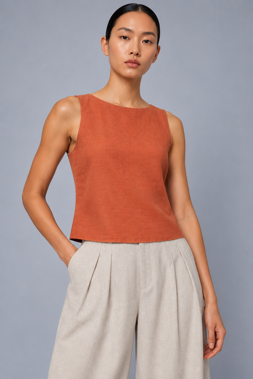 Crop Top Tulia Terracota