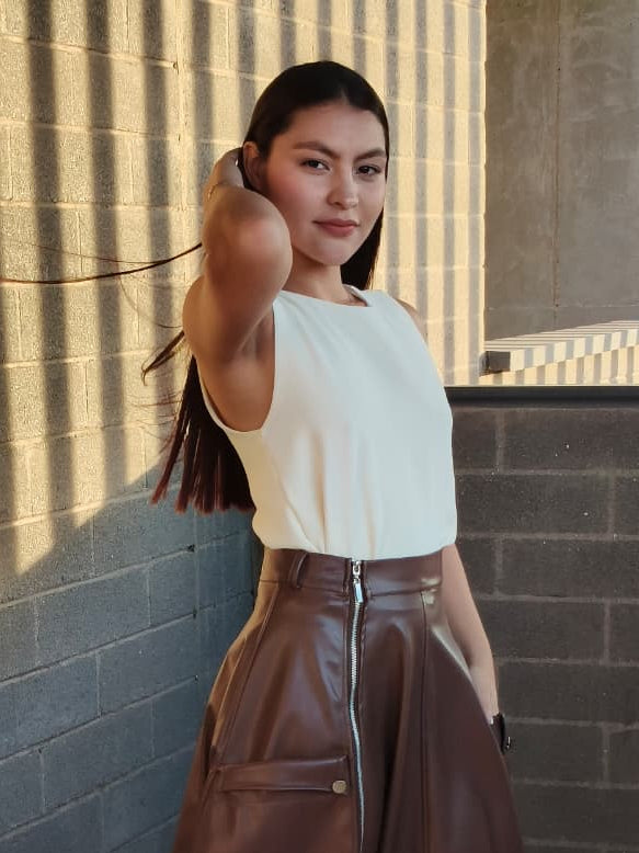 Crop Top Tulia Blanco